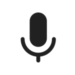 Mic On SVG Icon